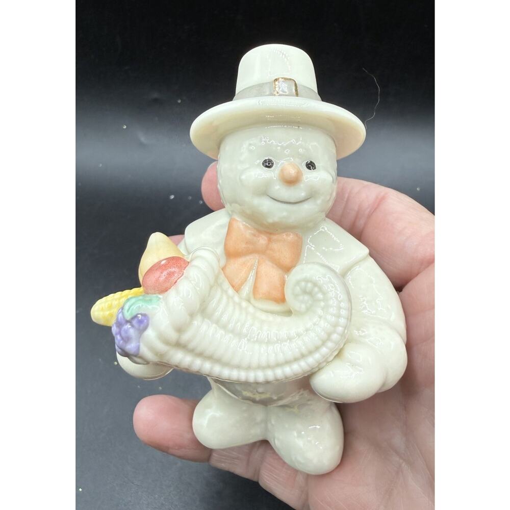 Lenox 2000 12 Months of Snowmen November Harvest Snowman Figurine LO31 - Picture 2 of 11